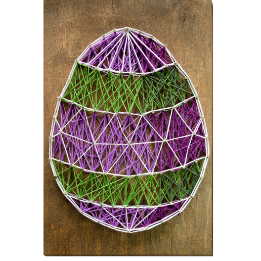 Creative Kit/String Art Easter egg (Deco Scenes), ABC-035  від Абрис Арт - купити з доставкою ✿ Найкраща ціна від виробника ✿ Оптом та в роздріб ✿ Придбати String art