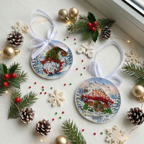 Decoration Woodland Wonder (Winter tale), ABT-063 від Абрис Арт - купити з доставкою ✿ Найкраща ціна від виробника ✿ Оптом та в роздріб ✿ Придбати Kits for embroidery with beads on canvas - Christmas and New Year toys and decorations Decoration Woodland Wonder (Winter tale), ABT-063 від Абрис Арт - купити з доставкою ✿ Найкраща ціна від виробника ✿ Оптом та в роздріб ✿ Придбати Kits for embroidery with beads on canvas - Christmas and New Year toys and decorations