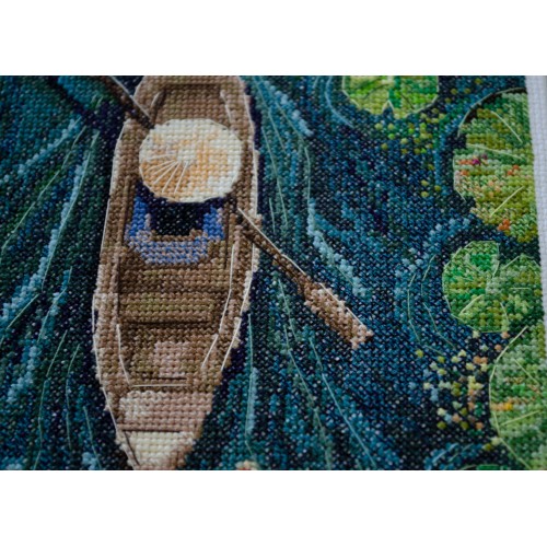 Cross-stitch kits One in a canoe (Deco Scenes), AH-170  від Абрис Арт - купити з доставкою ✿ Найкраща ціна від виробника ✿ Оптом та в роздріб ✿ Придбати Big kits for cross stitch embroidery