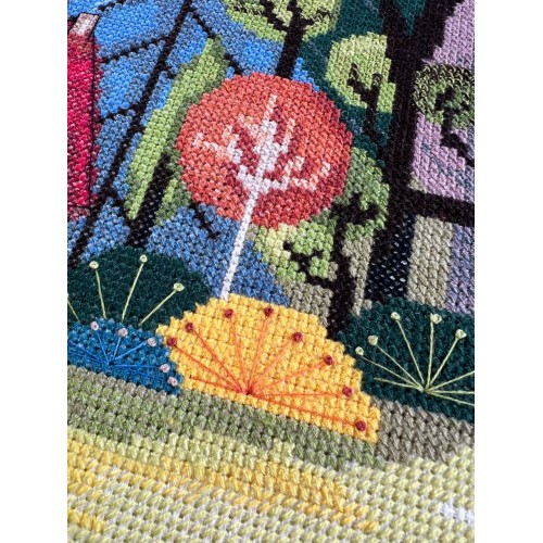 Cross-stitch kits Cozy in the forest (Deco Scenes)