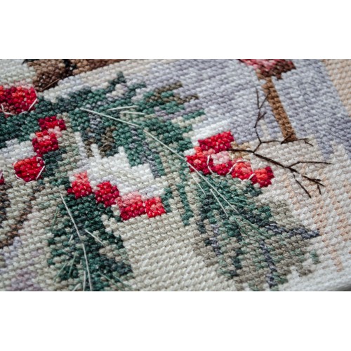 Cross-stitch kits Chittering about winter (Deco Scenes)