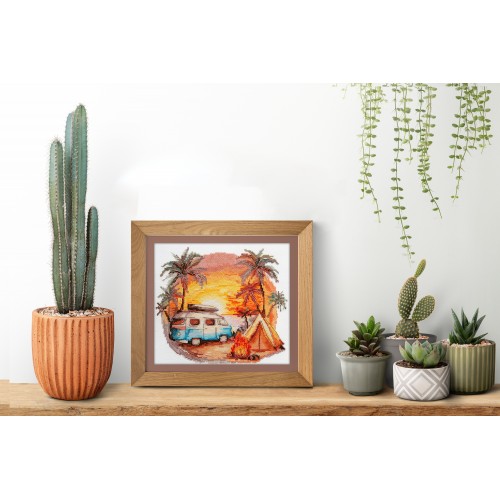 Cross-stitch kits Beach adventures (Deco Scenes)