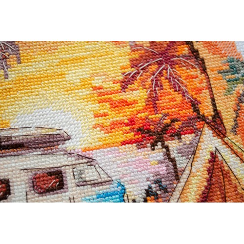 Cross-stitch kits Beach adventures (Deco Scenes)