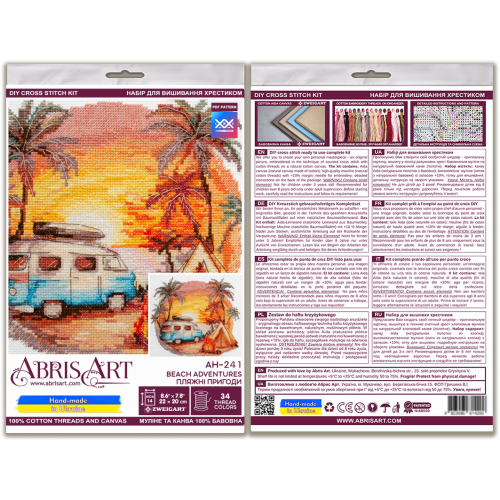 Cross-stitch kits Beach adventures (Deco Scenes)