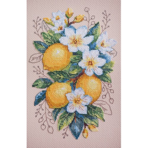 Cross-stitch kits Lemon mood (Deco Scenes), AH-246  від Абрис Арт - купити з доставкою ✿ Найкраща ціна від виробника ✿ Оптом та в роздріб ✿ Придбати Big kits for cross stitch embroidery