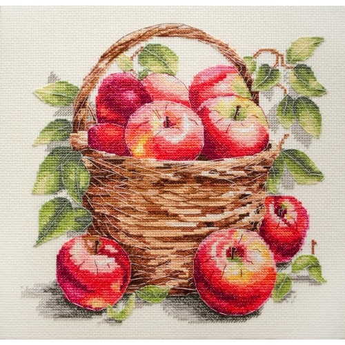 Cross-stitch kits Bulk apples (Deco Scenes), AH-250  від Абрис Арт - купити з доставкою ✿ Найкраща ціна від виробника ✿ Оптом та в роздріб ✿ Придбати Big kits for cross stitch embroidery