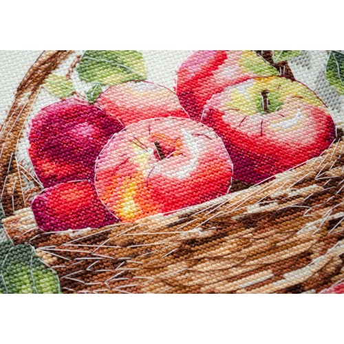 Cross-stitch kits Bulk apples (Deco Scenes), AH-250  від Абрис Арт - купити з доставкою ✿ Найкраща ціна від виробника ✿ Оптом та в роздріб ✿ Придбати Big kits for cross stitch embroidery