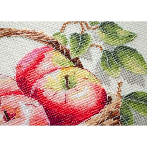 Cross-stitch kits Bulk apples (Deco Scenes), AH-250  від Абрис Арт - купити з доставкою ✿ Найкраща ціна від виробника ✿ Оптом та в роздріб ✿ Придбати Big kits for cross stitch embroidery