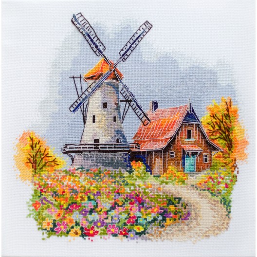 Cross-stitch kits The melody of the autumn wind (Deco Scenes), AH-253  від Абрис Арт - купити з доставкою ✿ Найкраща ціна від виробника ✿ Оптом та в роздріб ✿ Придбати Big kits for cross stitch embroidery