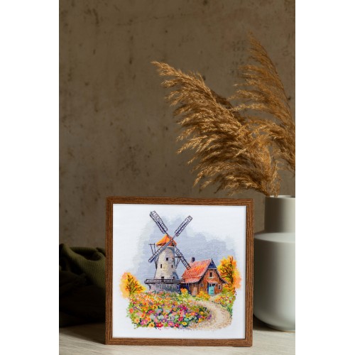 Cross-stitch kits The melody of the autumn wind (Deco Scenes), AH-253  від Абрис Арт - купити з доставкою ✿ Найкраща ціна від виробника ✿ Оптом та в роздріб ✿ Придбати Big kits for cross stitch embroidery