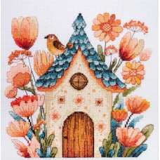 Cross-stitch kits Sing for us, little bird! (Deco Scenes)