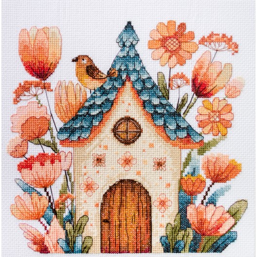 Cross-stitch kits Sing for us, little bird! (Deco Scenes), AH-254  від Абрис Арт - купити з доставкою ✿ Найкраща ціна від виробника ✿ Оптом та в роздріб ✿ Придбати Big kits for cross stitch embroidery