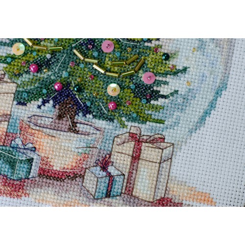 Cross-stitch kits Moment Before Christmas (Deco Scenes), AH-255  від Абрис Арт - купити з доставкою ✿ Найкраща ціна від виробника ✿ Оптом та в роздріб ✿ Придбати Big kits for cross stitch embroidery