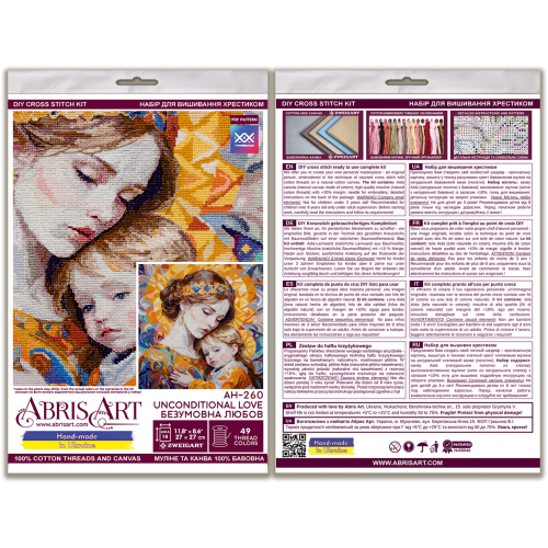 Cross-stitch kits Unconditional Love (Deco Scenes), AH-260  від Абрис Арт - купити з доставкою ✿ Найкраща ціна від виробника ✿ Оптом та в роздріб ✿ Придбати Big kits for cross stitch embroidery