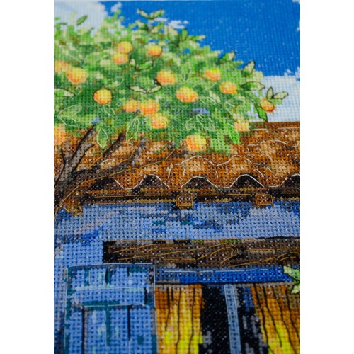 Cross-stitch kits Mediterranean reverie (Landscapes), AH-291  від Абрис Арт - купити з доставкою ✿ Найкраща ціна від виробника ✿ Оптом та в роздріб ✿ Придбати Big kits for cross stitch embroidery