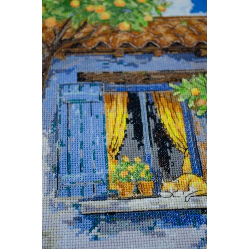 Cross-stitch kits Mediterranean reverie (Landscapes), AH-291  від Абрис Арт - купити з доставкою ✿ Найкраща ціна від виробника ✿ Оптом та в роздріб ✿ Придбати Big kits for cross stitch embroidery