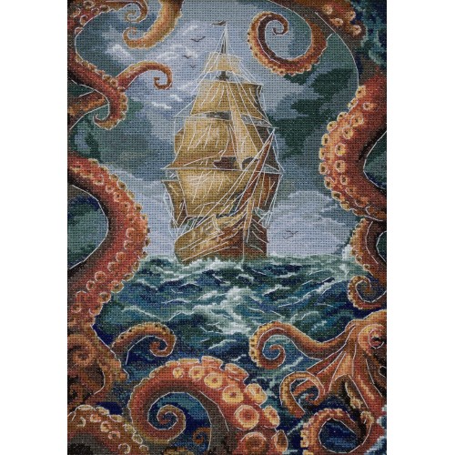 Набір для вишивання хрестиком "Океанська безодня", AH-292  від Абрис Арт - купити з доставкою ✿ Найкраща ціна від виробника ✿ Оптом та в роздріб ✿ Придбати Великі набори для вишивки хрестом