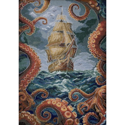 Набір для вишивання хрестиком "Океанська безодня", AH-292  від Абрис Арт - купити з доставкою ✿ Найкраща ціна від виробника ✿ Оптом та в роздріб ✿ Придбати Великі набори для вишивки хрестом
