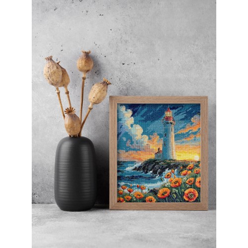 Cross-stitch kits Silence has color (Landscapes), AH-295  від Абрис Арт - купити з доставкою ✿ Найкраща ціна від виробника ✿ Оптом та в роздріб ✿ Придбати Big kits for cross stitch embroidery