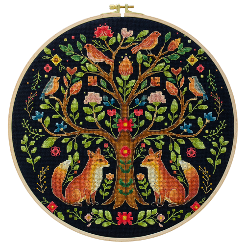 Cross-stitch kits The Tree of Forest Tales (Ethnic themes), AH-298  від Абрис Арт - купити з доставкою ✿ Найкраща ціна від виробника ✿ Оптом та в роздріб ✿ Придбати Big kits for cross stitch embroidery