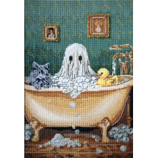 Cross-stitch kits Domestic ghost (Halloween Scenes)