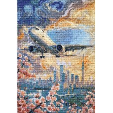 Cross-stitch kits Above the sky (Landscapes)