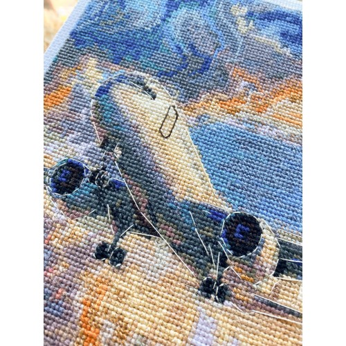 Cross-stitch kits Above the sky (Landscapes), AH-308  від Абрис Арт - купити з доставкою ✿ Найкраща ціна від виробника ✿ Оптом та в роздріб ✿ Придбати Big kits for cross stitch embroidery