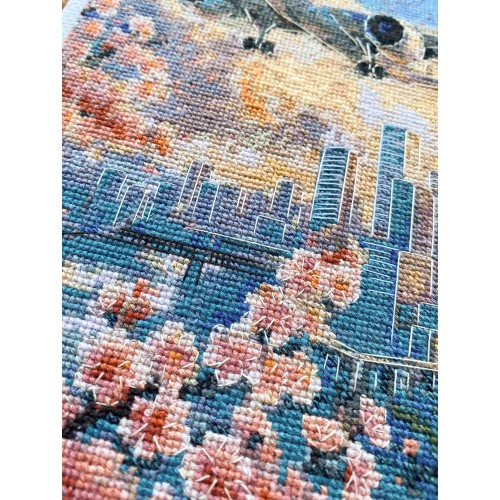 Cross-stitch kits Above the sky (Landscapes), AH-308  від Абрис Арт - купити з доставкою ✿ Найкраща ціна від виробника ✿ Оптом та в роздріб ✿ Придбати Big kits for cross stitch embroidery