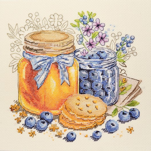 Cross-stitch kits Taste of Summer (Still life), AH-311  від Абрис Арт - купити з доставкою ✿ Найкраща ціна від виробника ✿ Оптом та в роздріб ✿ Придбати Big kits for cross stitch embroidery