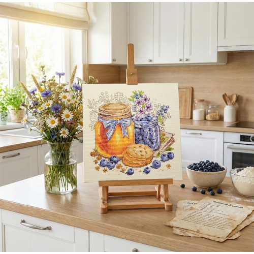 Cross-stitch kits Taste of Summer (Still life), AH-311  від Абрис Арт - купити з доставкою ✿ Найкраща ціна від виробника ✿ Оптом та в роздріб ✿ Придбати Big kits for cross stitch embroidery