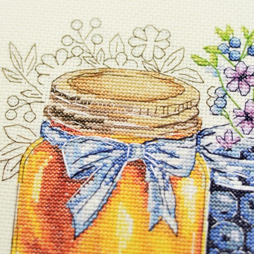 Cross-stitch kits Taste of Summer (Still life), AH-311  від Абрис Арт - купити з доставкою ✿ Найкраща ціна від виробника ✿ Оптом та в роздріб ✿ Придбати Big kits for cross stitch embroidery