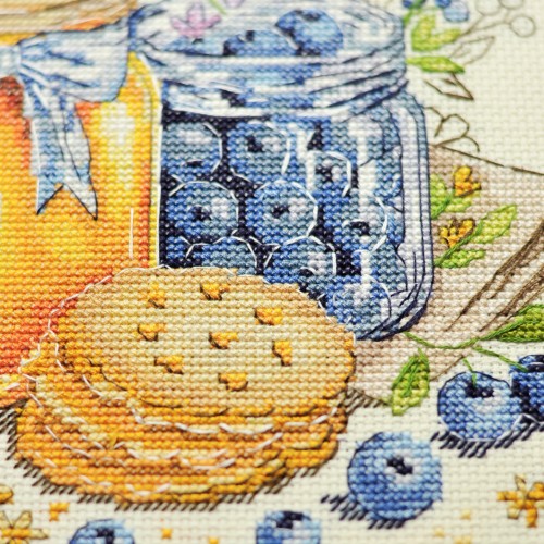 Cross-stitch kits Taste of Summer (Still life), AH-311  від Абрис Арт - купити з доставкою ✿ Найкраща ціна від виробника ✿ Оптом та в роздріб ✿ Придбати Big kits for cross stitch embroidery