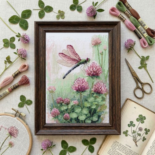 Cross-stitch kits Sweet clover (Flowers), AH-313  від Абрис Арт - купити з доставкою ✿ Найкраща ціна від виробника ✿ Оптом та в роздріб ✿ Придбати Big kits for cross stitch embroidery