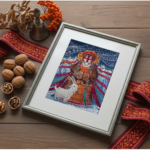 Cross-stitch kits Winter motanka doll (Ethnic themes), AH-314  від Абрис Арт - купити з доставкою ✿ Найкраща ціна від виробника ✿ Оптом та в роздріб ✿ Придбати Big kits for cross stitch embroidery
