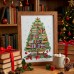 Cross-stitch kits Reader's Christmas tree (Winter tale), AH-315  від Абрис Арт - купити з доставкою ✿ Найкраща ціна від виробника ✿ Оптом та в роздріб ✿ Придбати Big kits for cross stitch embroidery