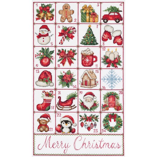 Cross-stitch kits Christmas Advent (Winter tale), AH-324  від Абрис Арт - купити з доставкою ✿ Найкраща ціна від виробника ✿ Оптом та в роздріб ✿ Придбати Big kits for cross stitch embroidery