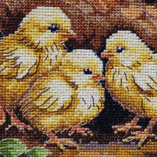 Cross-stitch kits Hen in the Yard (Animals and birds), AH-326  від Абрис Арт - купити з доставкою ✿ Найкраща ціна від виробника ✿ Оптом та в роздріб ✿ Придбати Big kits for cross stitch embroidery
