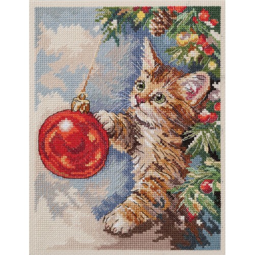 Cross-stitch kits Furry rascal (Winter tale), AH-328  від Абрис Арт - купити з доставкою ✿ Найкраща ціна від виробника ✿ Оптом та в роздріб ✿ Придбати Big kits for cross stitch embroidery