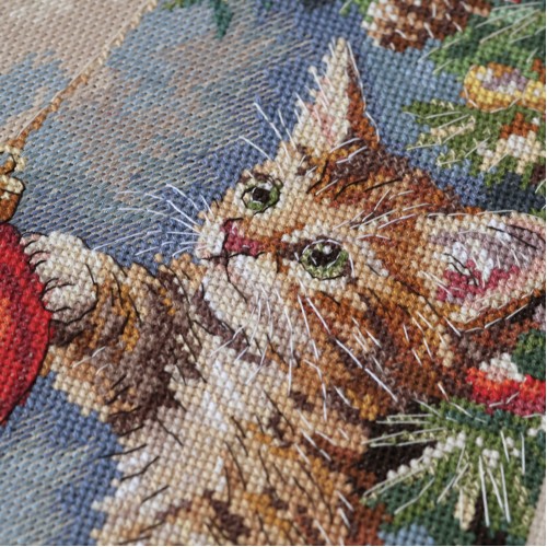 Cross-stitch kits Furry rascal (Winter tale), AH-328  від Абрис Арт - купити з доставкою ✿ Найкраща ціна від виробника ✿ Оптом та в роздріб ✿ Придбати Big kits for cross stitch embroidery