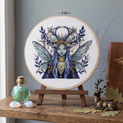 Cross-stitch kits Elf of the Starry Forest (Fantasy), AH-330  від Абрис Арт - купити з доставкою ✿ Найкраща ціна від виробника ✿ Оптом та в роздріб ✿ Придбати Big kits for cross stitch embroidery