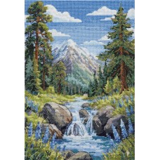 Cross-stitch kits Faraway mountains (Landscapes)