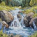 Cross-stitch kits Faraway mountains (Landscapes)