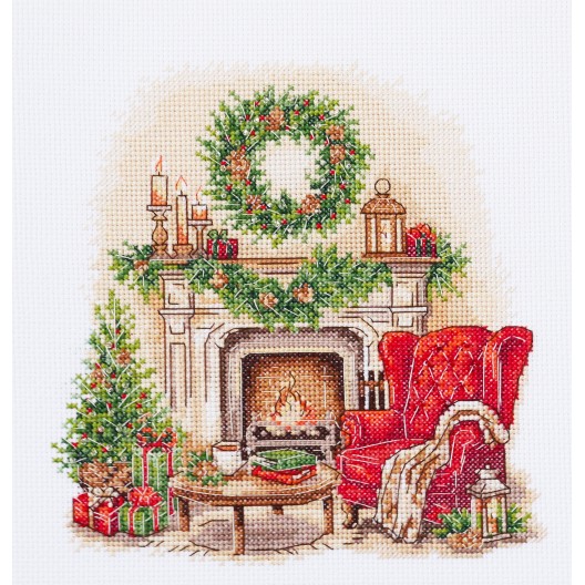 Cross-stitch kits Cozy Winter (Winter tale), AH-335  від Абрис Арт - купити з доставкою ✿ Найкраща ціна від виробника ✿ Оптом та в роздріб ✿ Придбати Big kits for cross stitch embroidery