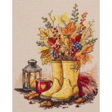 Cross-stitch kits As the Rain Falls (Still life)