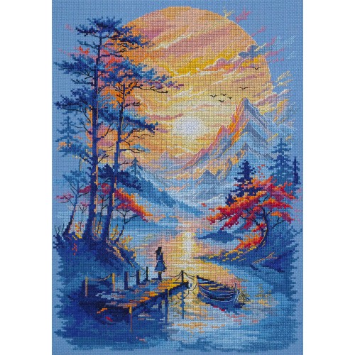 Cross-stitch kits Inner Peace (Landscapes), AH-339  від Абрис Арт - купити з доставкою ✿ Найкраща ціна від виробника ✿ Оптом та в роздріб ✿ Придбати Big kits for cross stitch embroidery