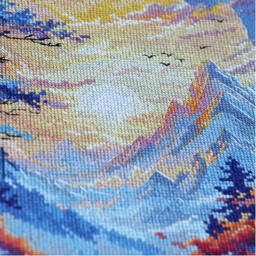 Cross-stitch kits Inner Peace (Landscapes), AH-339  від Абрис Арт - купити з доставкою ✿ Найкраща ціна від виробника ✿ Оптом та в роздріб ✿ Придбати Big kits for cross stitch embroidery