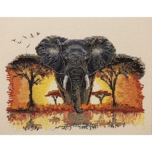 Cross-stitch kits Master of the Savannah (Animals and birds), AH-340  від Абрис Арт - купити з доставкою ✿ Найкраща ціна від виробника ✿ Оптом та в роздріб ✿ Придбати Big kits for cross stitch embroidery
