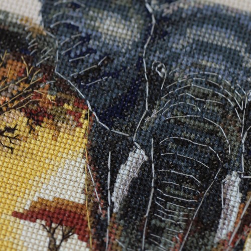 Cross-stitch kits Master of the Savannah (Animals and birds), AH-340  від Абрис Арт - купити з доставкою ✿ Найкраща ціна від виробника ✿ Оптом та в роздріб ✿ Придбати Big kits for cross stitch embroidery