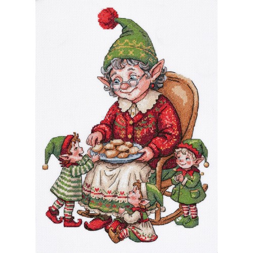 Cross-stitch kits Grandma's Treats (Winter tale), AH-346  від Абрис Арт - купити з доставкою ✿ Найкраща ціна від виробника ✿ Оптом та в роздріб ✿ Придбати Big kits for cross stitch embroidery