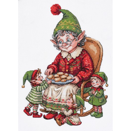 Cross-stitch kits Grandma's Treats (Winter tale), AH-346  від Абрис Арт - купити з доставкою ✿ Найкраща ціна від виробника ✿ Оптом та в роздріб ✿ Придбати Big kits for cross stitch embroidery